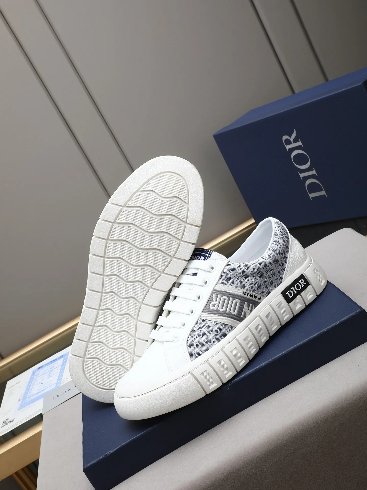 PP420 2025 latest Dior🆕The latest men's casual sports shoes, the upper is made of imported cowhide➕Dior special material! Breathable sheepskin. TPU ultra-soled, lightweight and wear-resistant! Size:38-44 (45 customized)